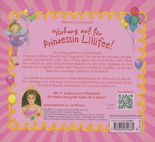 Vorhang Auf Fur Prinzessin Lillifee Cd Amazon Com Music
