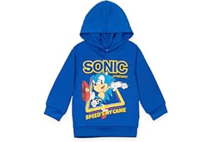 SEGA Sonic The Hedgehog Tails Knuckles Hoodie Toddler to Big Kid