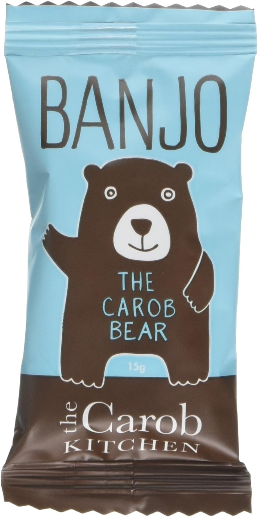 Carob Kitchen Banjo Carob Bear Bars Display Box 15 g (Pack of 50)