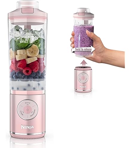 Ninja Blast Max, liquidificador portátil + Twist & Go, Smoothie