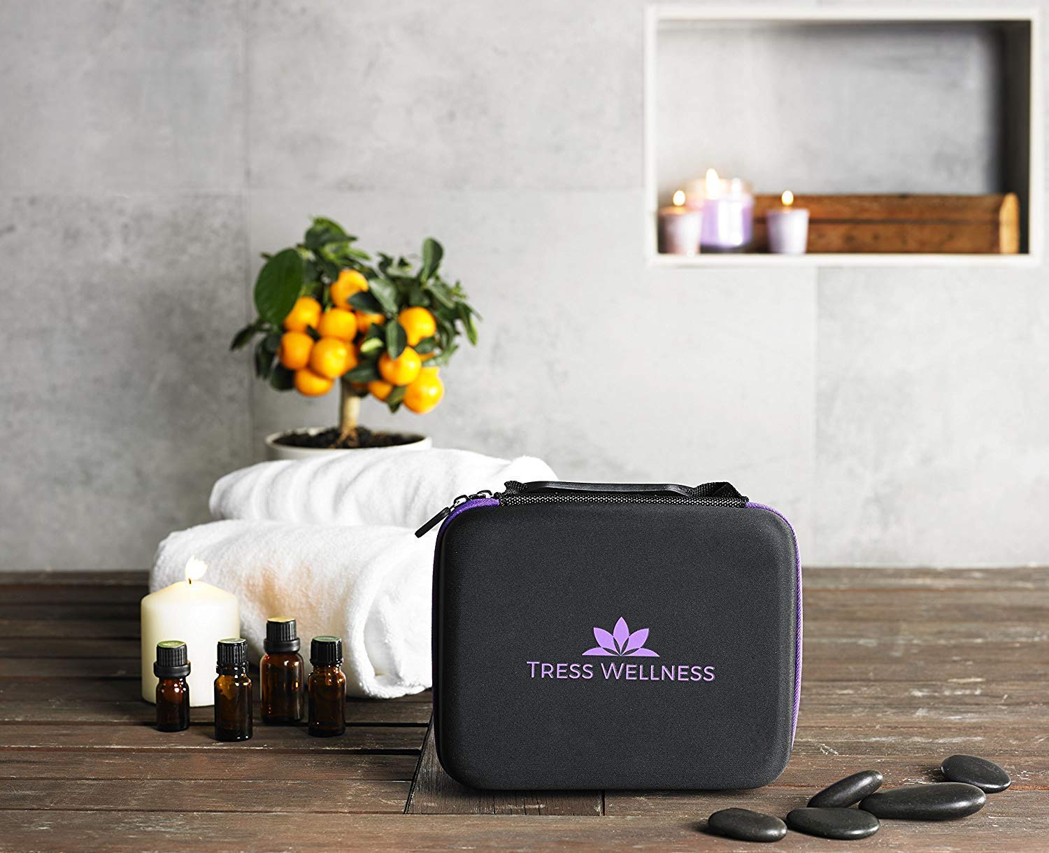 Essential Oil Spa Storage System for 30 Bottles holds 10 15 ml - Holds Young Living & Doterra Containers: Beauty