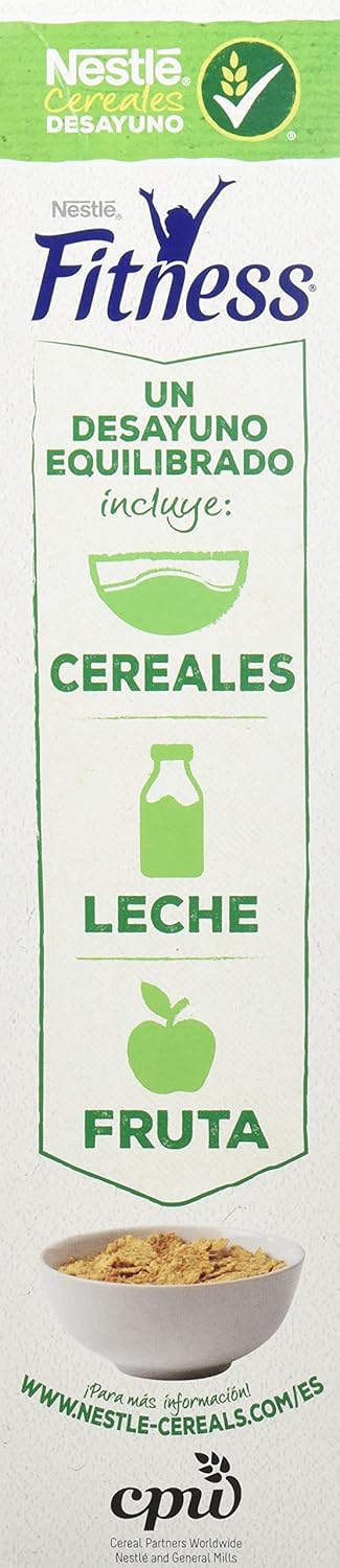 Fitness Copos de trigo integral y arroz tostados - 450 gr - [Pack ...