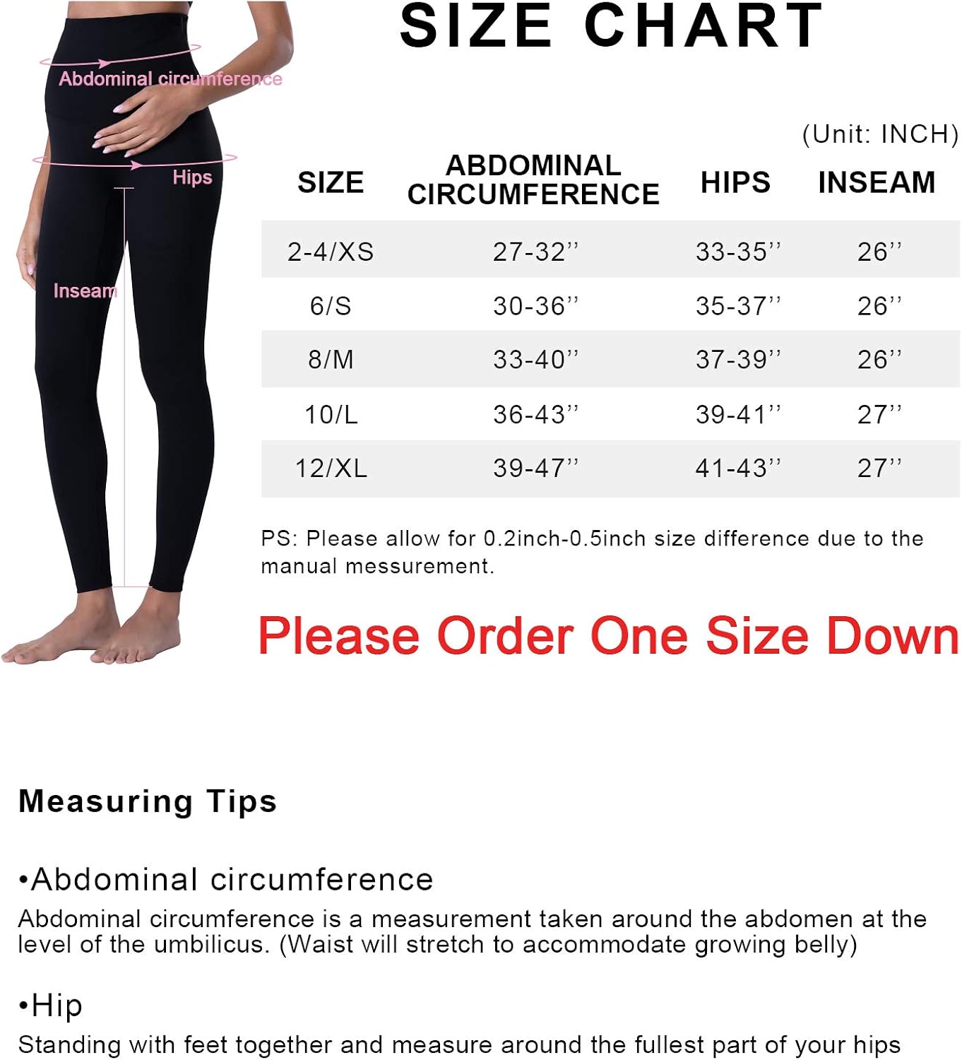 POSHDIVAH Women's Maternity Leggings Over The Belly Pregnancy Yoga Pants Active Wear Workout Leggings at  Women’s Clothing store