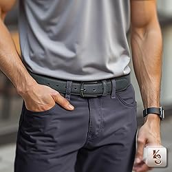 KEMISANT Men Belt-Genuine Leather Belt for Men