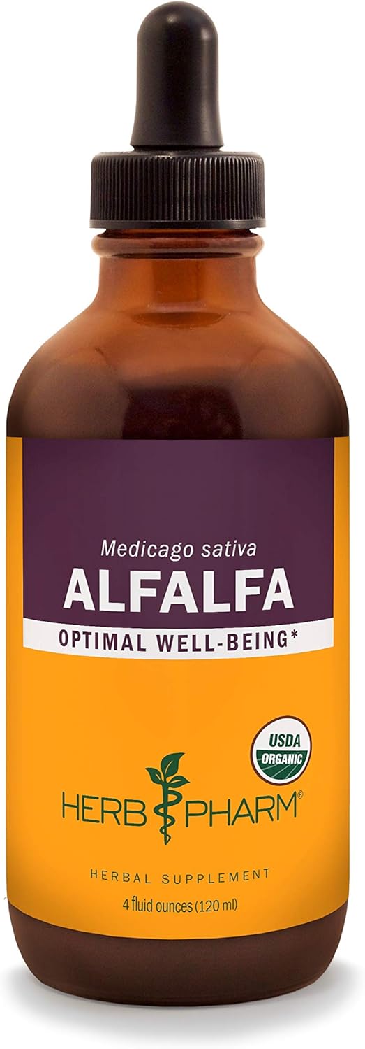 Herb Pharm Certified Organic Alfalfa Liquid Extract - 4 Ounce: Health & Personal Care