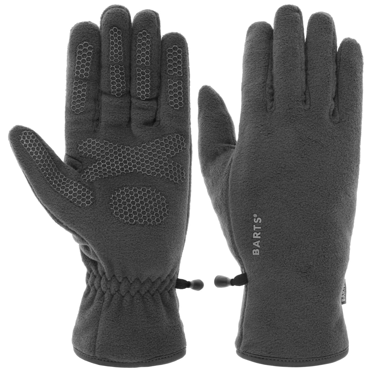 Barts Unisex Fleece Gloves,Grey (ANTHRACITE 0019),Medium