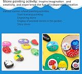 Hisredsun 16 Pcs Painting Rocks Flat River Stones 5-8 cm Smooth view 6