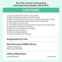 Dr.by Cat Breath Bronchial Supplements Cat Sneezing
