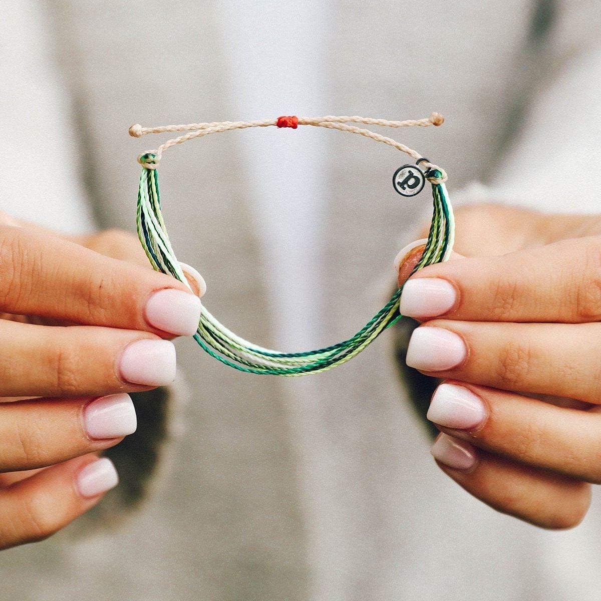 Pura Vida Beach Life Single Bracelet - Handcrafted - 100% Waterproof Wax Coated Accessories: Jewelry