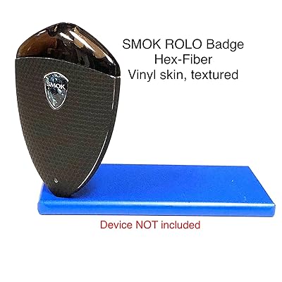 Smok Rolo Badge skin wrap Black Hex Textured skin Guyana