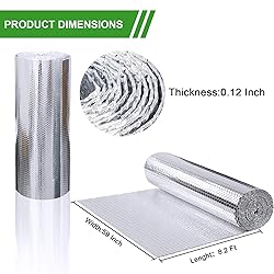 AGHITG Bubble Reflective Insulation Roll to Window
