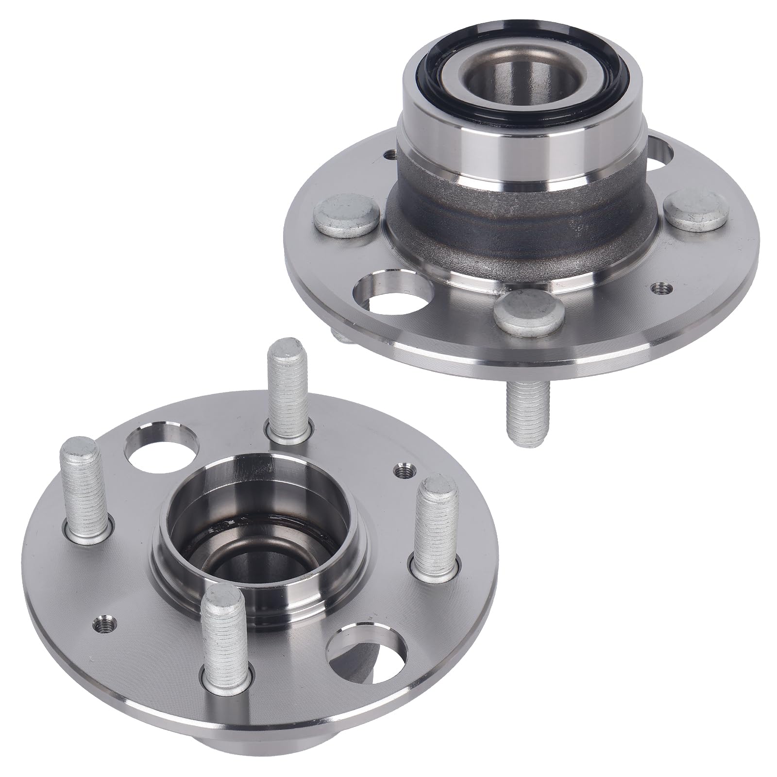 Photo 1 of Autoround 512034 Rear Wheel Bearing and Hub Assembly Fit for Honda Accord 1986-1989, Civic 1992-2000, Civic Del Sol 1993-1997, Acura Integra 1994-1998, 4-Lug Non-ABS, Set of 2