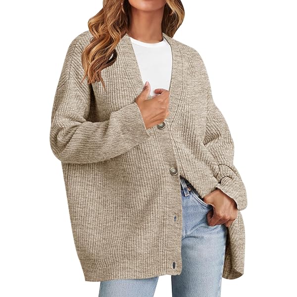 LILLUSORY Women Oversized Cardigan Sweater Fall Outfits Cloth