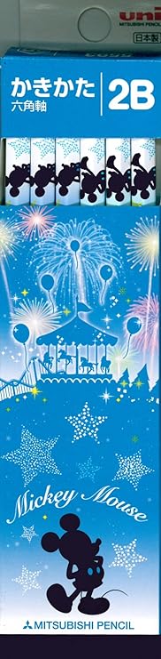 Amazon ひらがな名入れ 三菱鉛筆 かきかたえんぴつ Uni ユニ Mickey Mouse ミッキー マウス 2b K5593 2b Dsb 名前入れ 文房具 オフィス用品 文房具 オフィス用品
