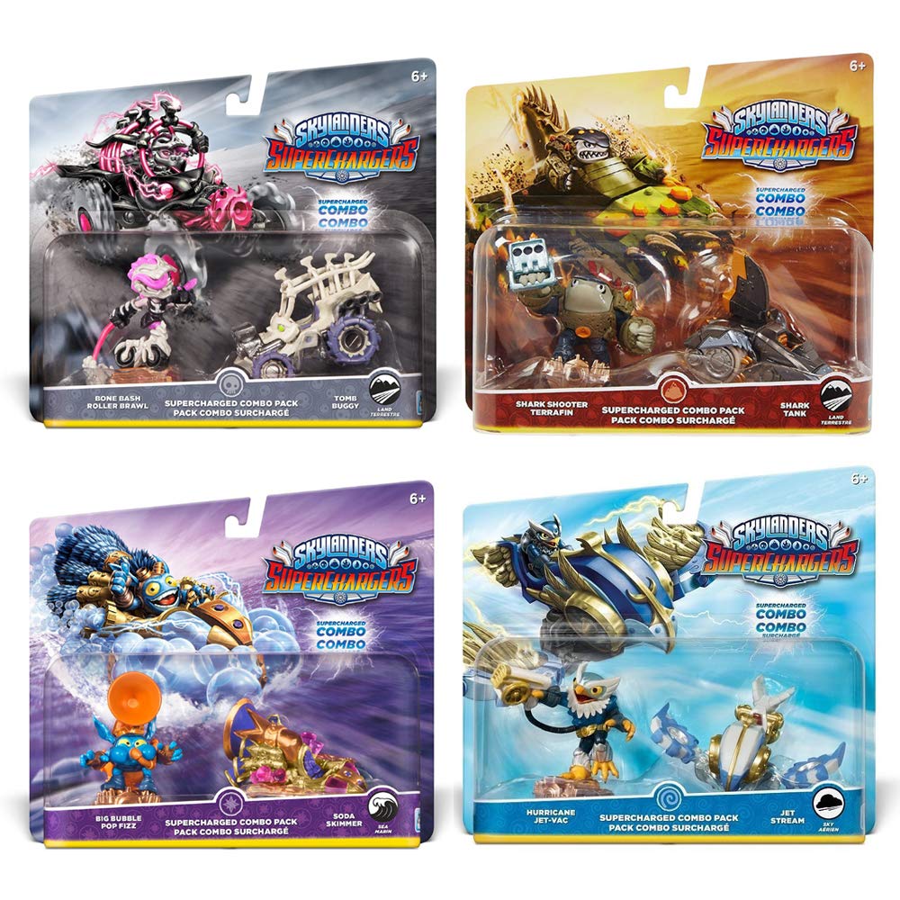 Skylanders Super Chargers Dual Pack Bundle (8): Hurricane Jet-Vac and ...