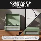 Crosley Voyager Bluetooth 3-Speed Portable Turntable Sage view 8