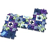 Learning Resources Glowing PatternGears | Glow in the Dark Building Set, Moving Gear Patterns, STEM Construction Toy, Fine Motor Activities, Creative Building Fun