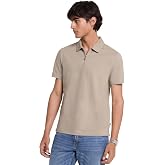 Michael Kors Men's Sleek Pique Short Sleeve Zip Polo