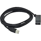 Washinglee USB PLC Programming Cable for Siemens Logo! Series, Isolated Interface, for 6ED1057-1AA01-0BA0 Replacement. 8 FT
