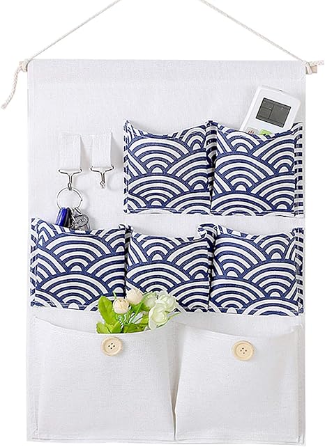 Amazon Tanchen ウォールポケット 壁掛け収納 7ポケット玄関 小物入れ 新聞紙 手紙 入れ 鍵など収納 可愛い 便利 1枚入り スタイル4 ウォールポケット オンライン通販