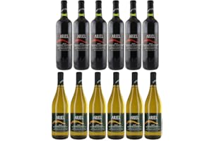Ariel NA Non-alcoholic Wine Cabernet Sauvignon + White Chardonnay | Total 12 Bottles