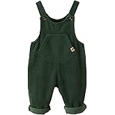 Happy Cherry Toddler Boy Girl Soft Corduroy Suspender Pants Baby Bib Overalls Infant Adjustable Button Romper
