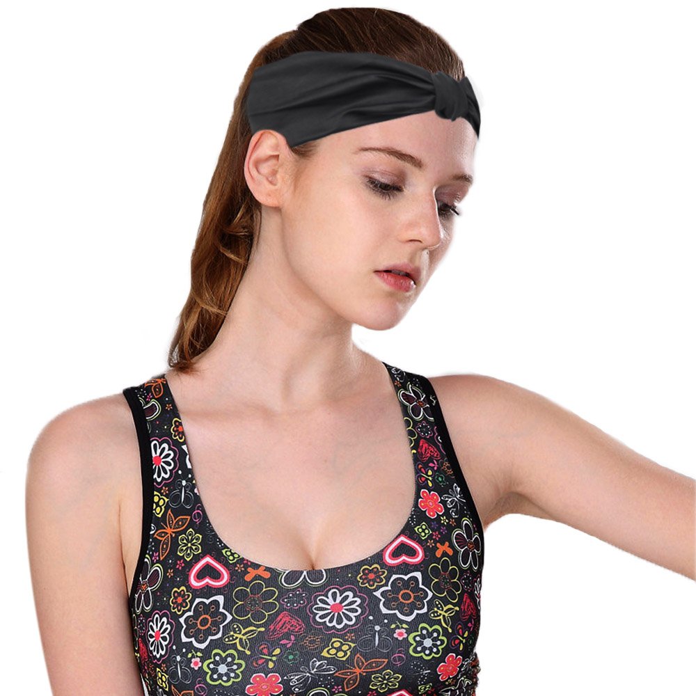 Hippih Multi Style Yoga Headbands for Women Wide Non Slip Design for Running Workout and Fitness