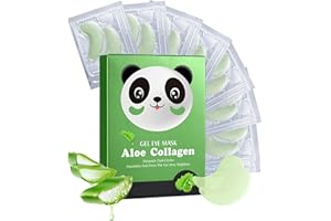Under Eye Patches, 7 Pairs Aloe Collagen Gel Eye Masks for Dark Circles and Puffiness,Reduce Wrinkles and Fine Lines,Hydratin