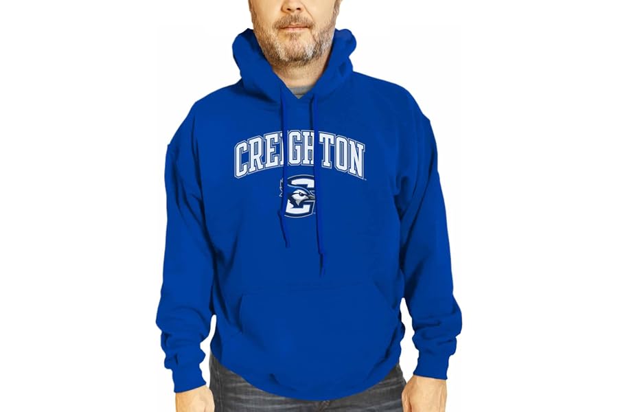 Campus Colors NCAA Arch & Logo Gameday Hoodie - Fleece Pullover Sweatshirt | 50/50 cotton-polyester fleece hoodie - 100+ schools - officially licensed NCAA fan apparel