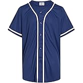 Pullonsy Black Custom Baseball Jersey for Men Full Button Mesh Embroidered Team Name & Numbers S-8XL