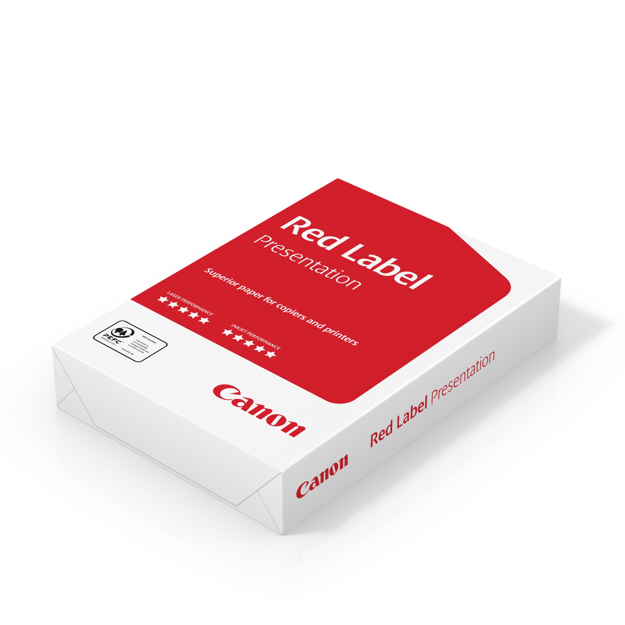 Canon Red Label Presentation PEFC 80gsm White Copier/Printer Paper 80gsm (1 x 500 Sheets) A4