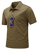 TBMPOY Men's Polo Shirts Short Sleeve Quick Dry
