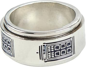 Doctor Who Tardis Spinner Ring Size 7 (839546727788)