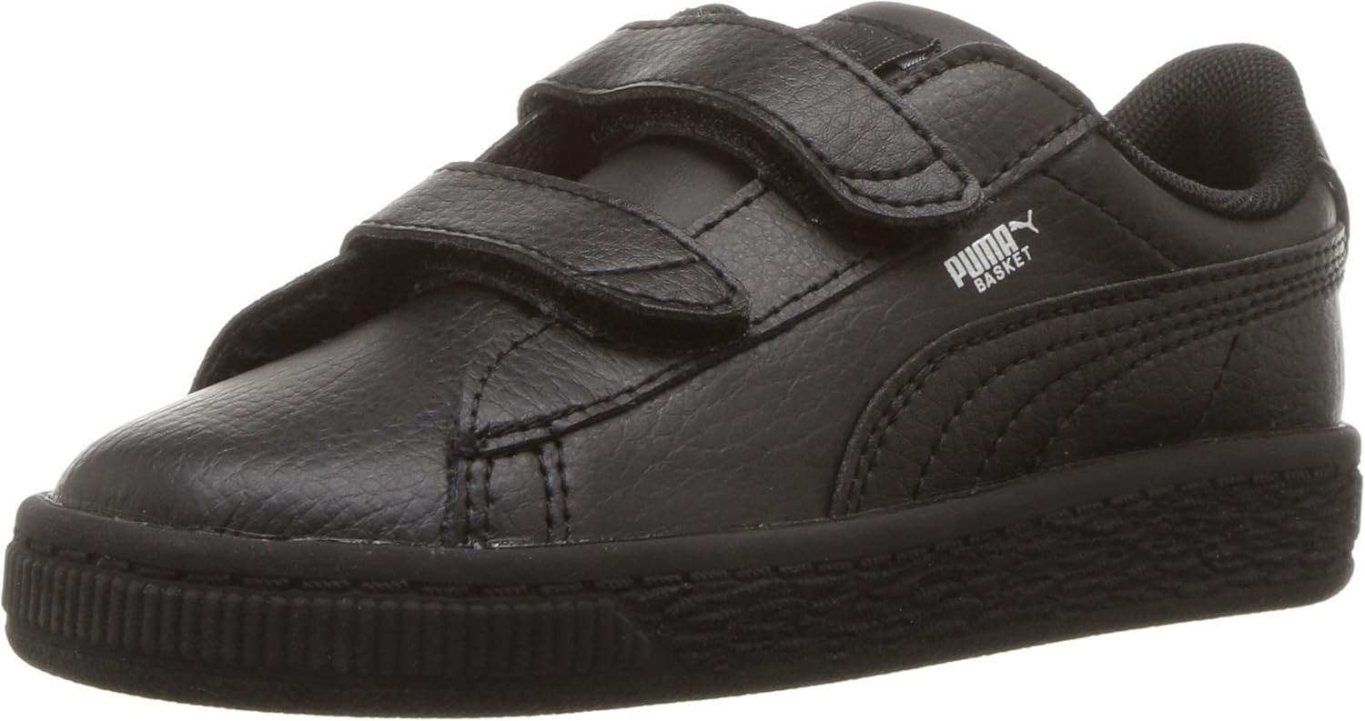 PUMA Kids' Basket Classic LFS Velcro Sneaker, Sneakers