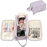 Guoxiaoniu Travel Makeup Bag, Cosmetic bag, Portable Cosmetic Bag, Large Capacity Cosmetic Bags for Women, Large Opening Waterproof Storage Toiletry Bags, Make up bag for traveling, Travel Essentials