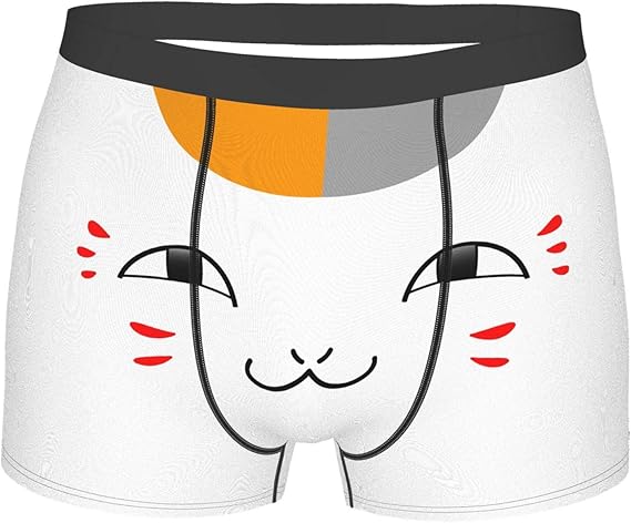 Amazon Co Jp ボクサーパンツ メンズ 夏目友人帳 ニャンコ先生 猫 アニメ ショートパンツ ショーツ レギュラーショーツ 男性用 下着 高通気性 伸縮性 お腹まで包む 服 ファッション小物