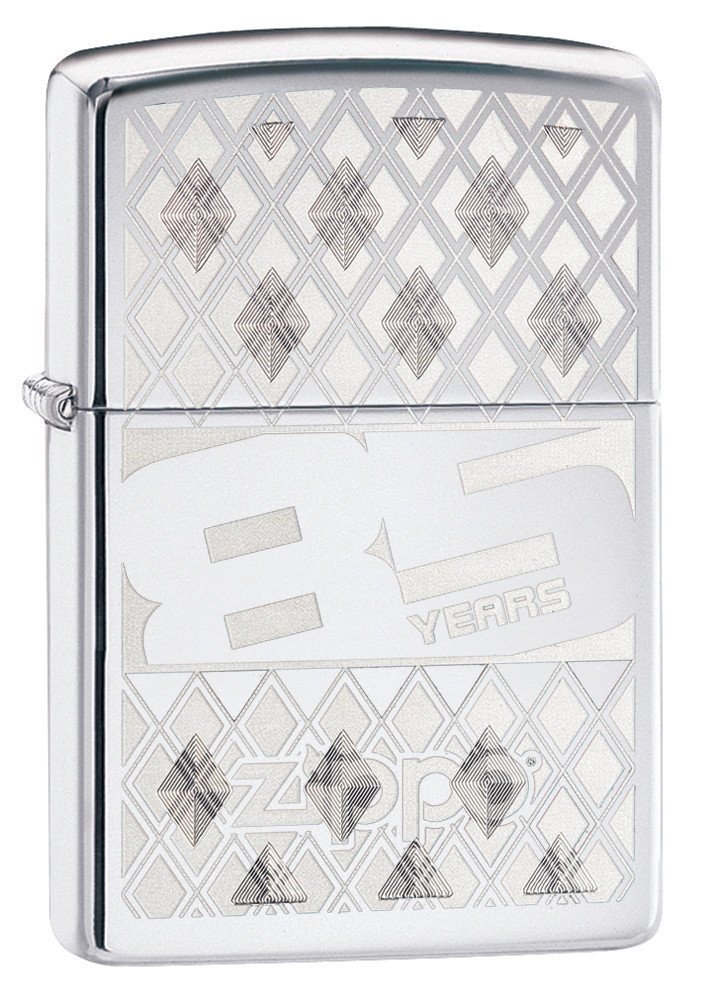 Zippo 85TH ANNIVERSARY Windproof Lighter - high polished chrome, standard