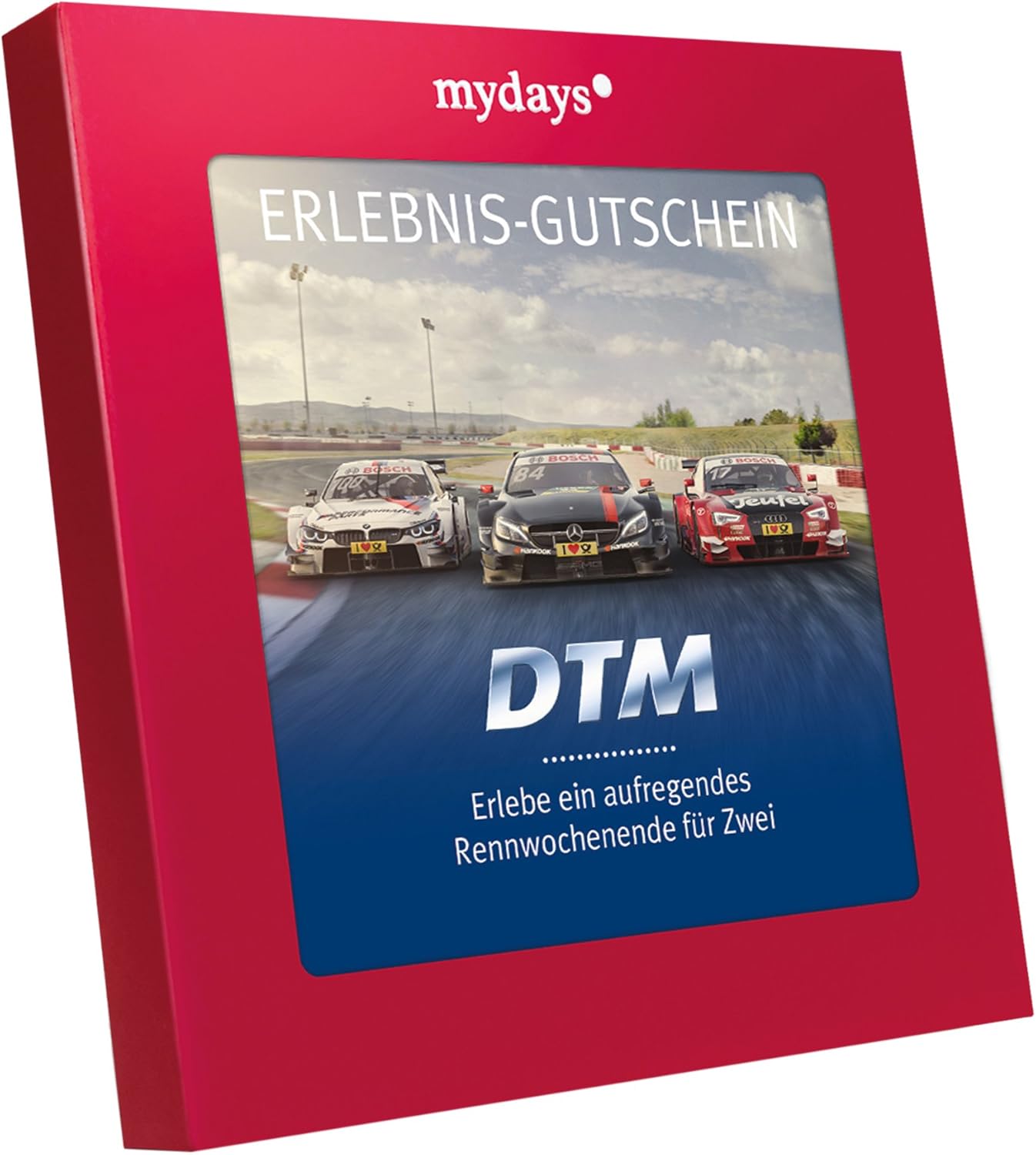 Erlebnis Gutschein Mydays Dtm 18 1 Wochenende Fur 2 Personen Kategorie Silber Inklusive Geschenkbox Amazon De Sport Freizeit