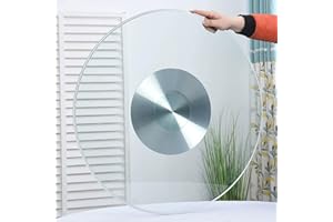 Glass Lazy Susan for Table 20/24/27/31/33/35/39/43in High Temperature Resistant Dining Table Lazy Susan Turntable Tabletop Ro