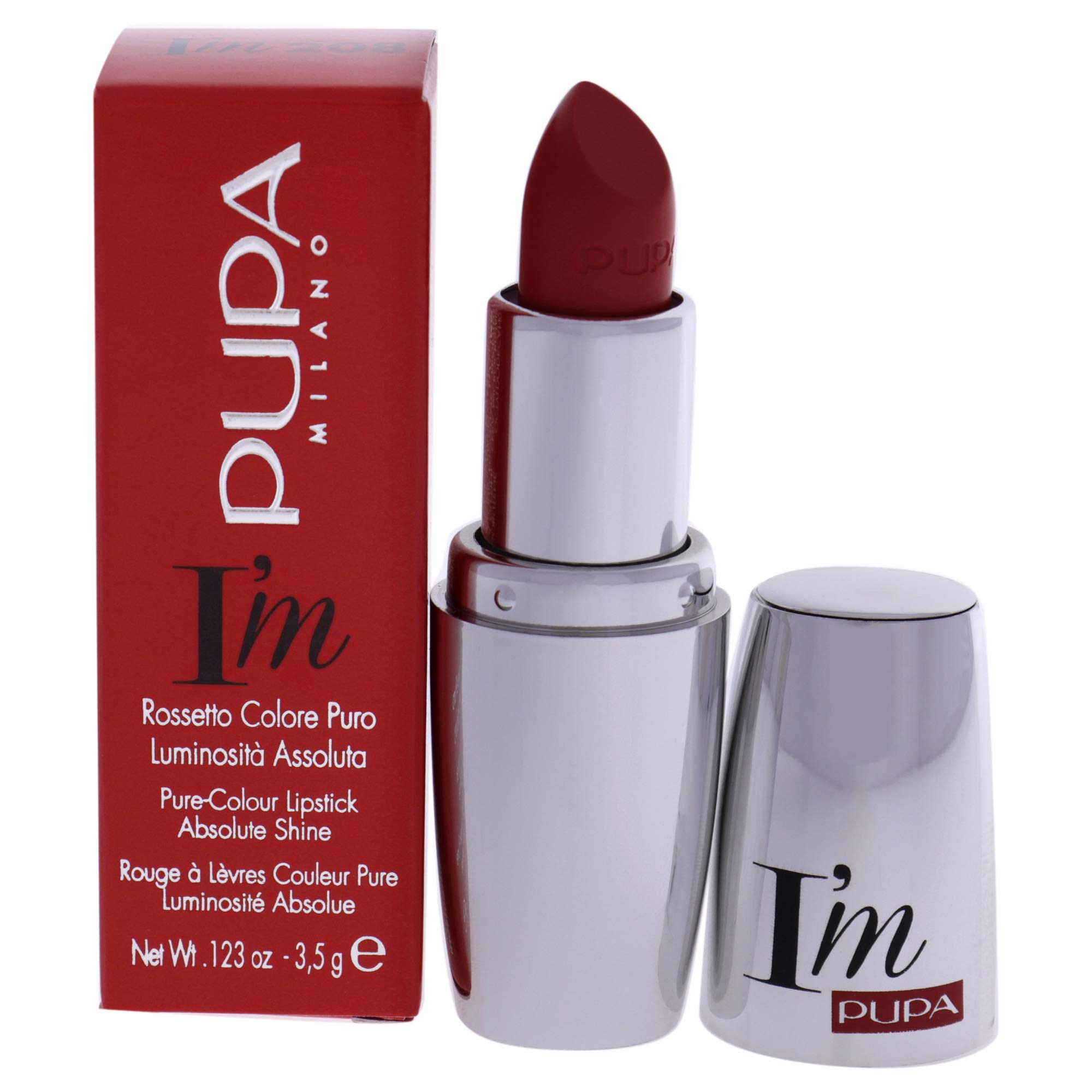 PUPA Milano I'm Pure Colour Lipstick Absolute Shine, Sunny Coral 3.5 g — image 1
