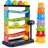 YVV Pound a Ball for Toddlers Boys and Girls STEM Developmental Educational Fun Learning Toy,Activity Toys,Hammer Pounding To