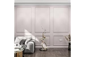 BIRDECO Ready to Assemble Wall molding Piece kit, All Edges precut, Factory Primed Wall molding Pieces to Make 3 top 3 Bottom Frames P32