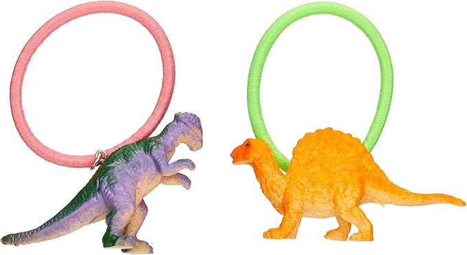 Amazon Co Jp ウィゴー Wego 恐竜 セット ヘア ゴム Free フリーサイズ 柄2 レディース 服 ファッション小物