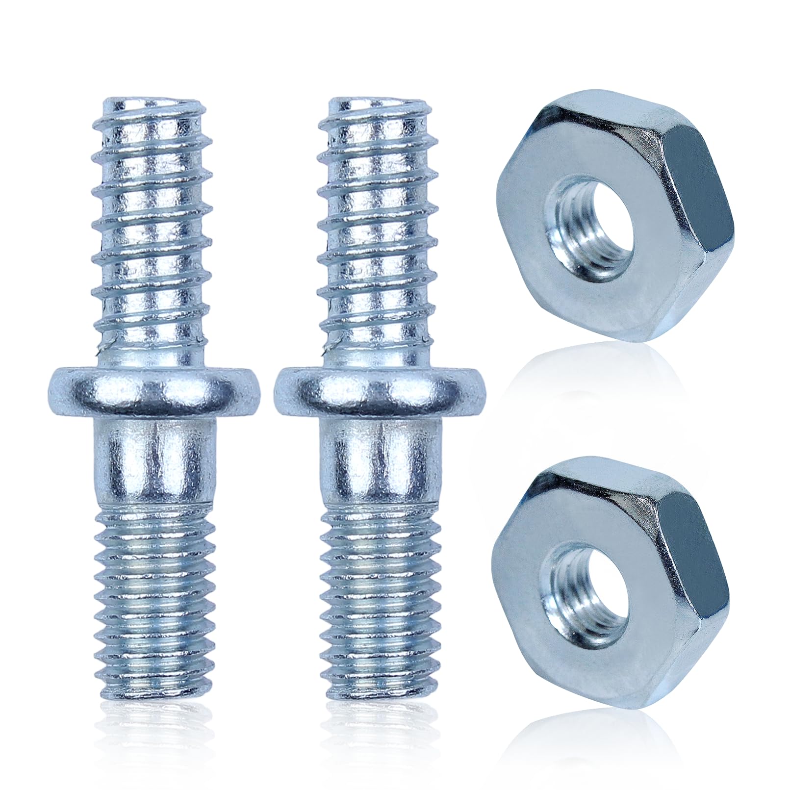 Adjuster Tensioner Bar Studs & Nuts fit for Stihl MS170 MS180 017 018 021 023 025 MS210 MS230 MS250 Chainsaw Replacement Parts for 1123 664 2400, 0000 955 0801