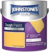 Johnstone's Washable Matt Emulsion Paint Crushed Pineapple 2.5L Stain Resistant