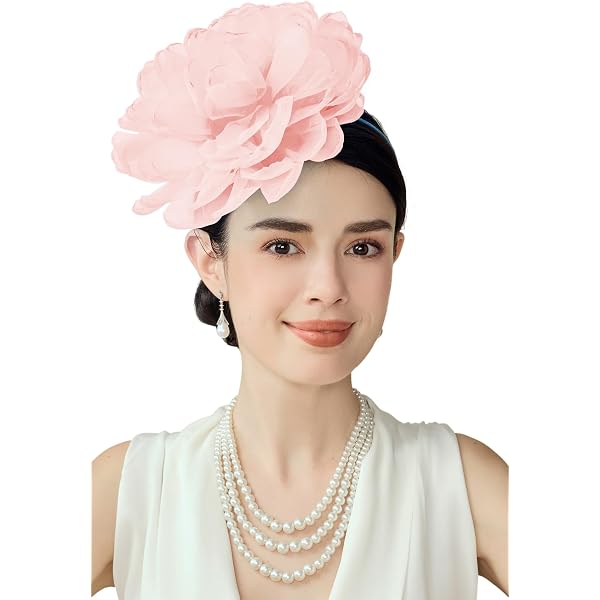 Coucoland Flower Hat Fascinators for Women - Fancy Tea Party  display picture 2
