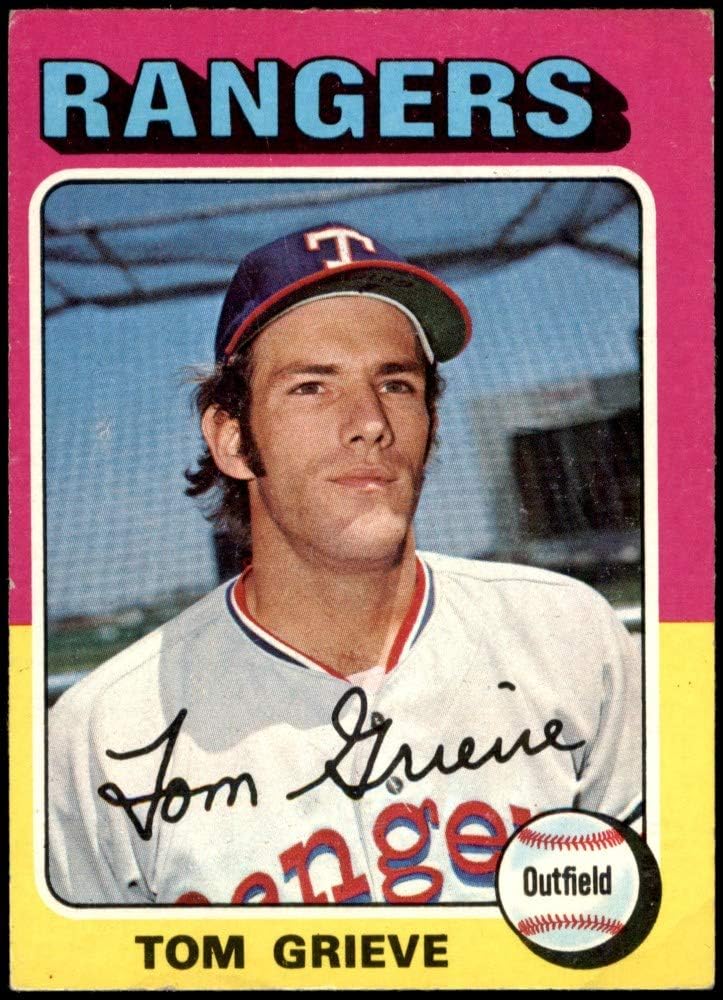 1975 Topps Mini 234 Tom Grieve Texas Rangers (Baseball
