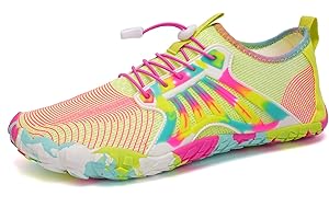 WATELVES Water Shoes for Men Barefoot Quick-Dry Aqua Sock Outdoor Athletic Sport Shoes for Kayaking, Boating, Hiking, Surfing, Walking