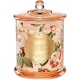 M&SENSE Strawberry Vanilla Soy Candle, Natural 12.7oz 75 Hour Long Lasting Slow Burning, Winter Aromatherapy Candle for Home Relaxation, Housewarming New Year Gifts for Women