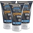 MENFIRST Gradual Gray Shampoo - Gray Hair Darkening Shampoo, Reverse Gray Hair Shampoo - Hypoallergenic & Harsh Chemical-Free, Gray Reducing Shampoo for Men - For Light Shades - 5 Fl Oz (Pack of 3)